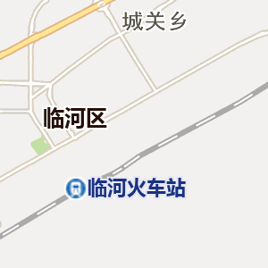 临河火车站地图图片